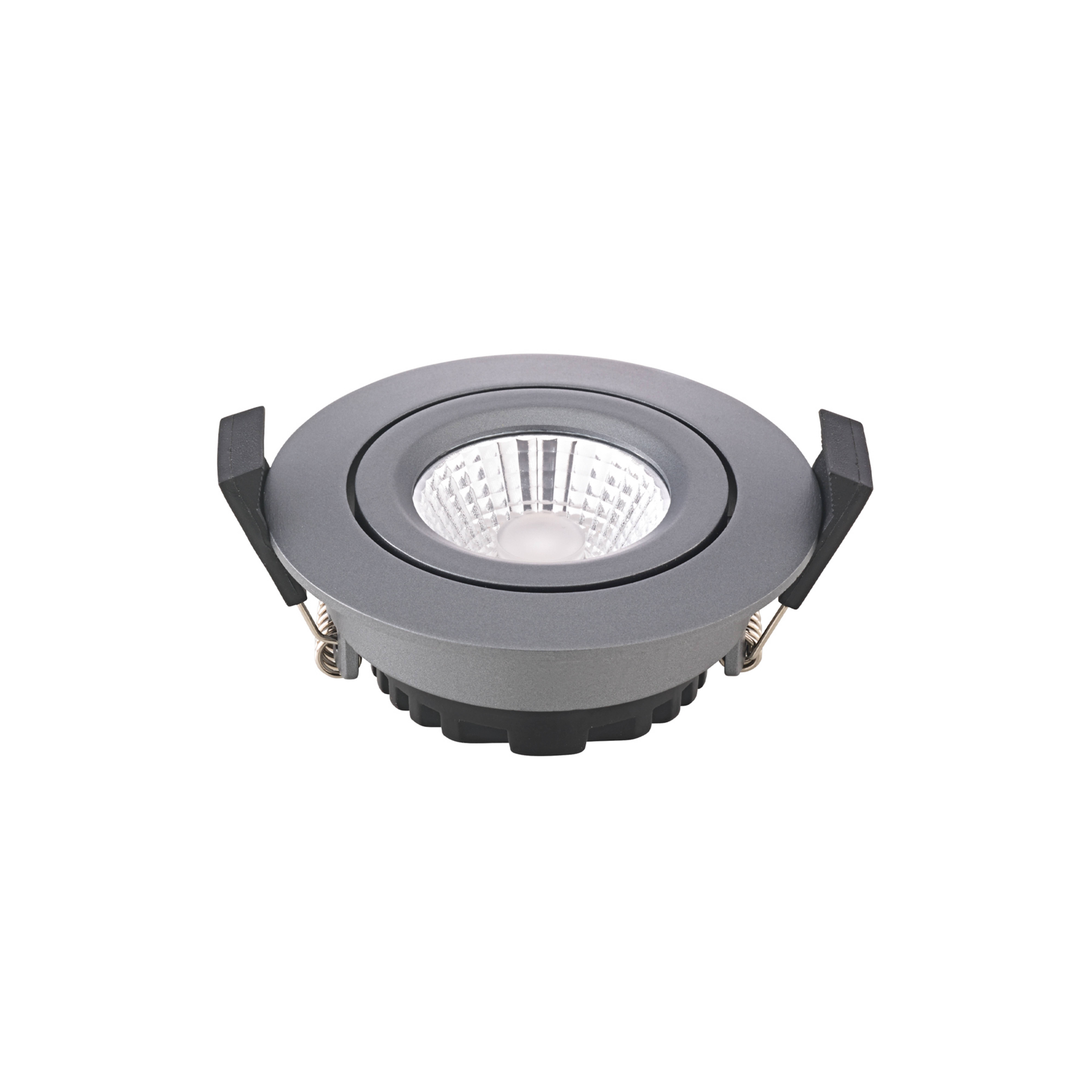 LED recessed ceiling spot Diled, Ø 8.5cm 6W Dimmable anthracite