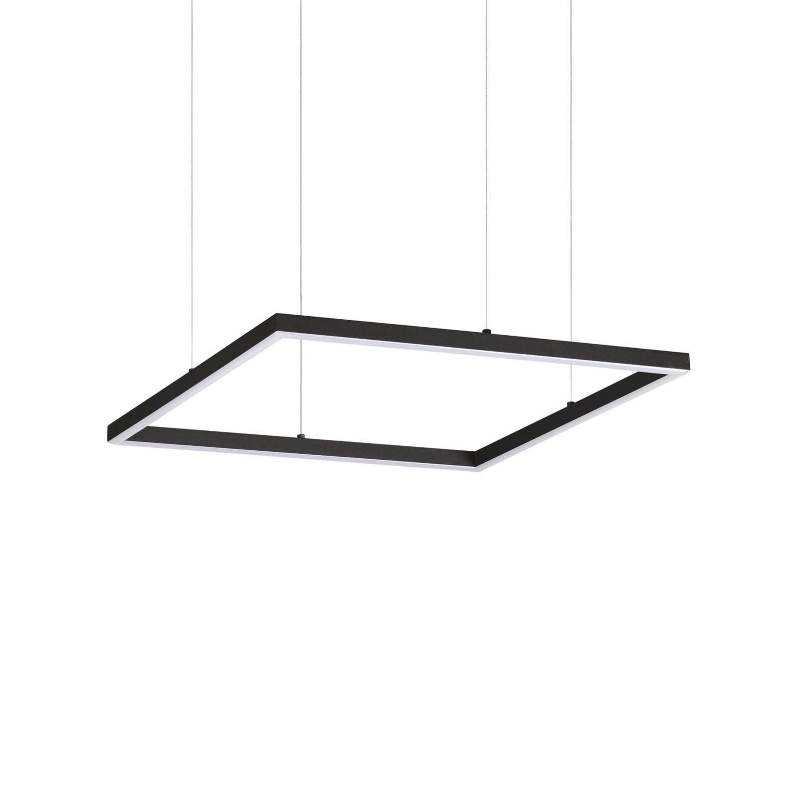 Ideal Lux LED-Pendel Oracle Slim 50 x 50 cm schwarz 3.000 K