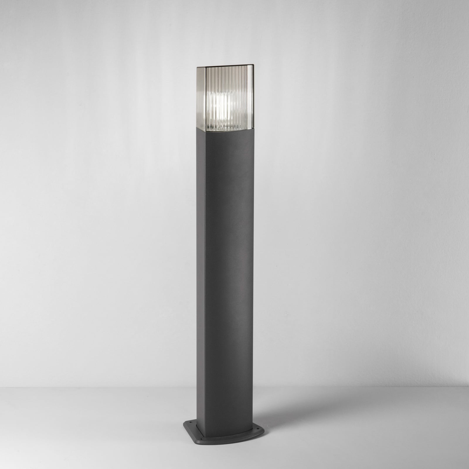 Wegelampe DARK, anthrazitfarben/rauchgrau, Edelstahl, Sensor
