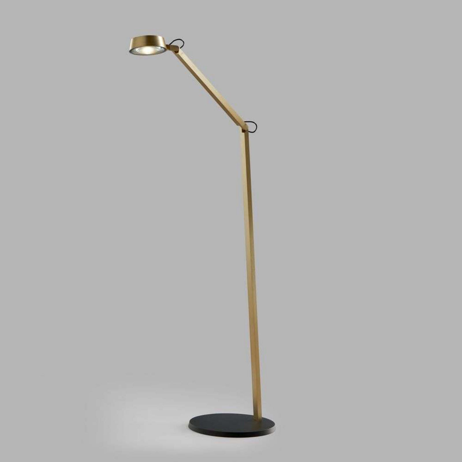 Dark F1 Gulvlampe Brass LIGHT-POINT - Stue - Aluminium billede