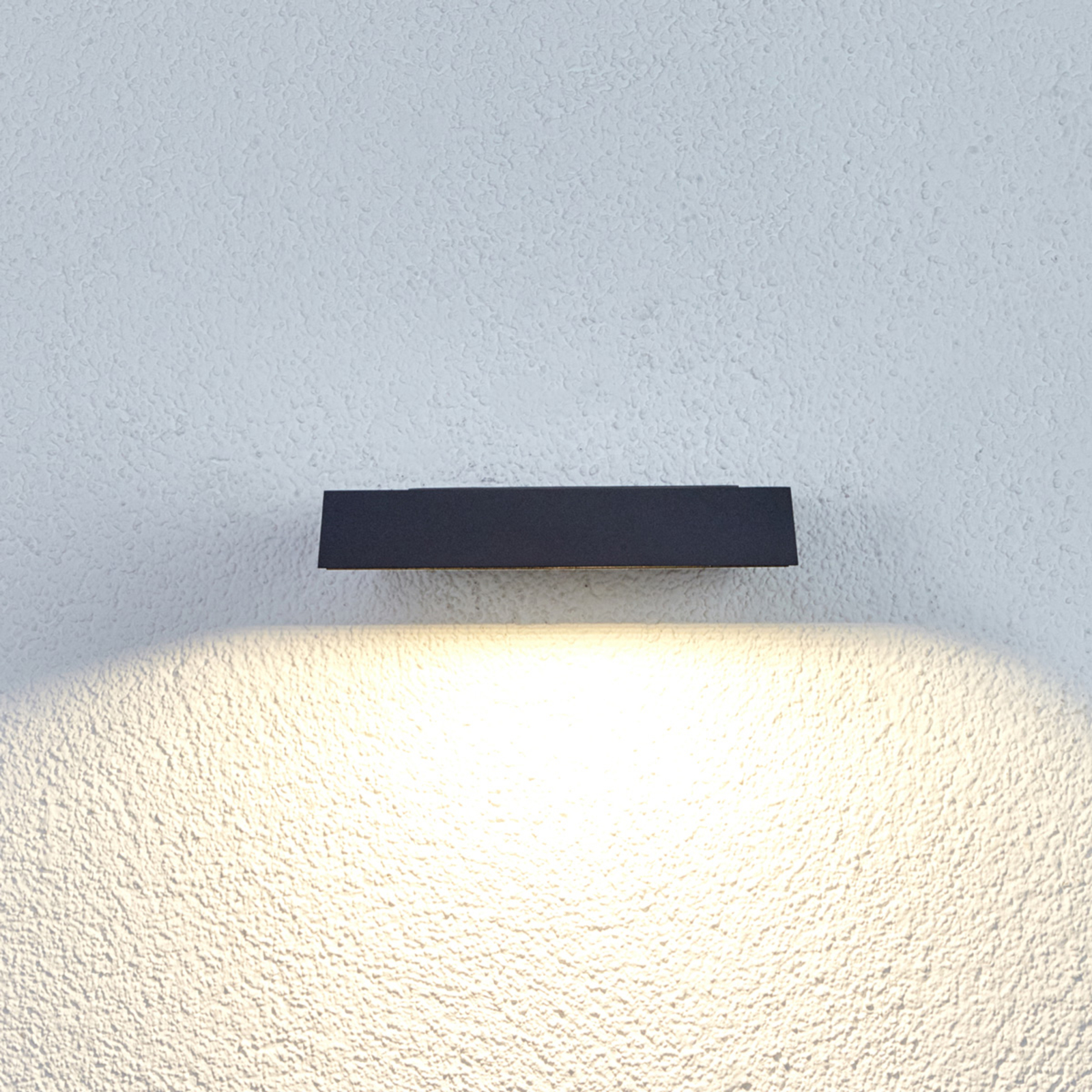 Tmavosivé LED svetlo Maico do exteriéru