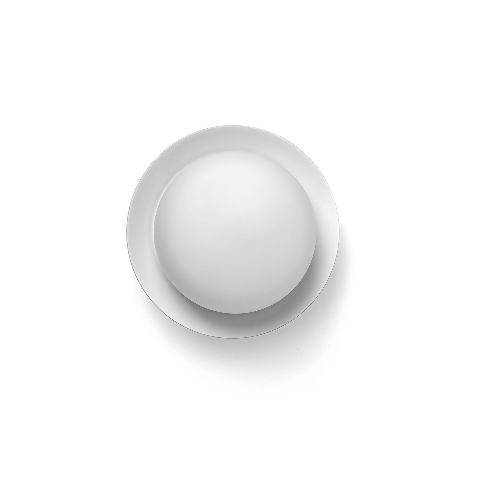 FARO BARCELONA Kinkiet LED - lampa ?cienna - salon / jadalnia - bia?a - szk?o - nowoczesny