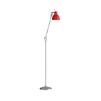 Luxy F1 Stojací Lampa Aluminium s Red - Rotaliana