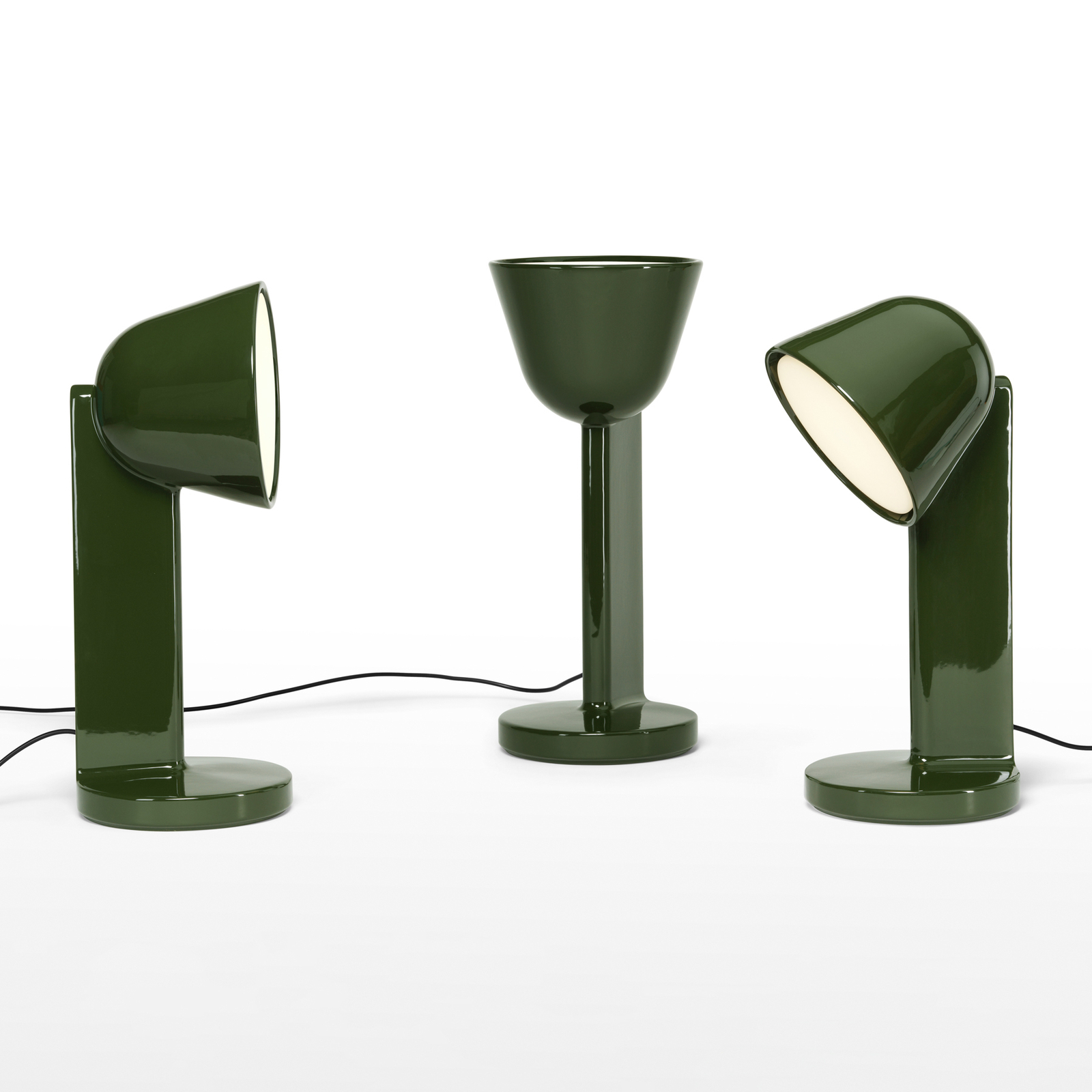 FLOS Céramique Up asztali lámpa, zöld