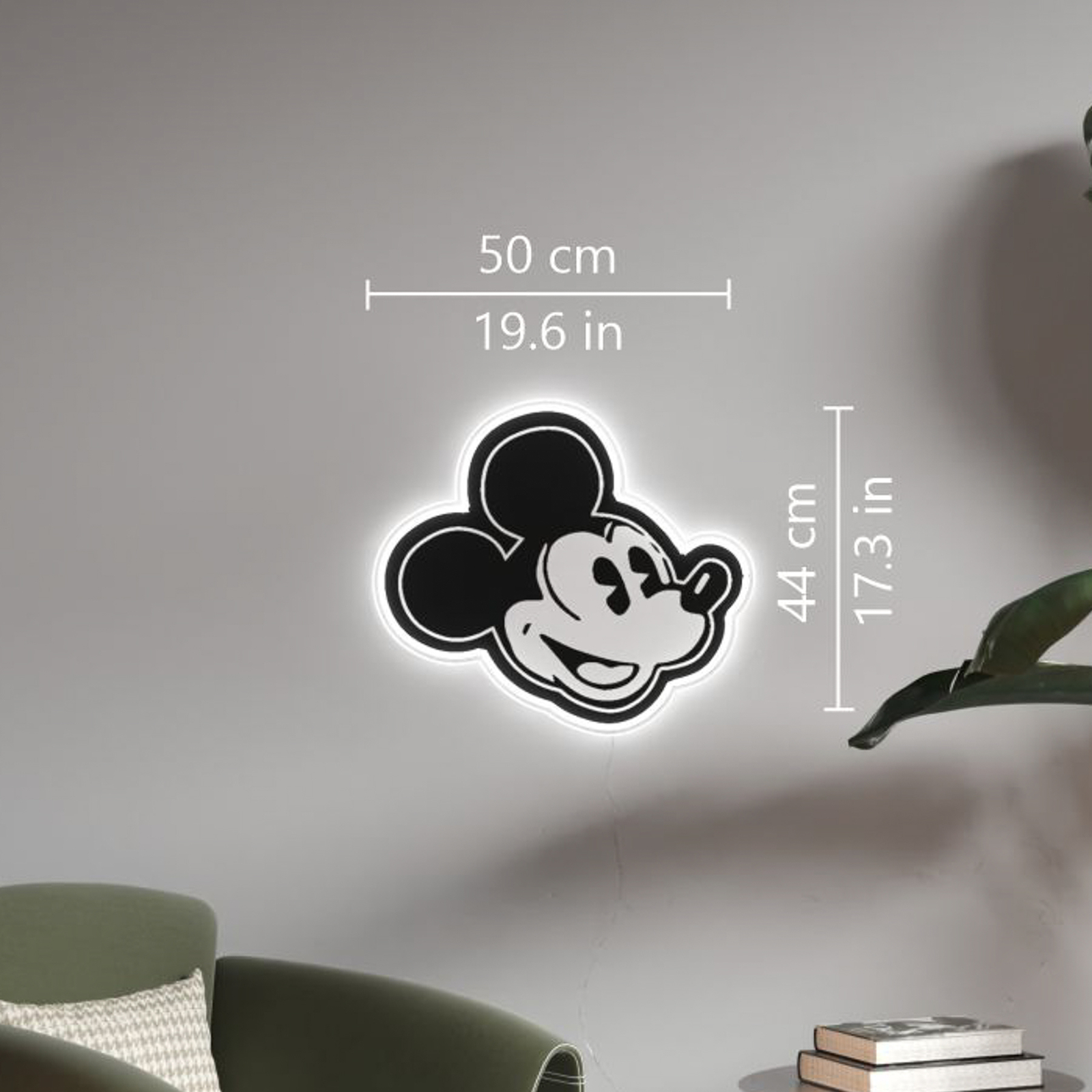 YellowPop Disney Vintage Mickey φωτιστικό τοίχου