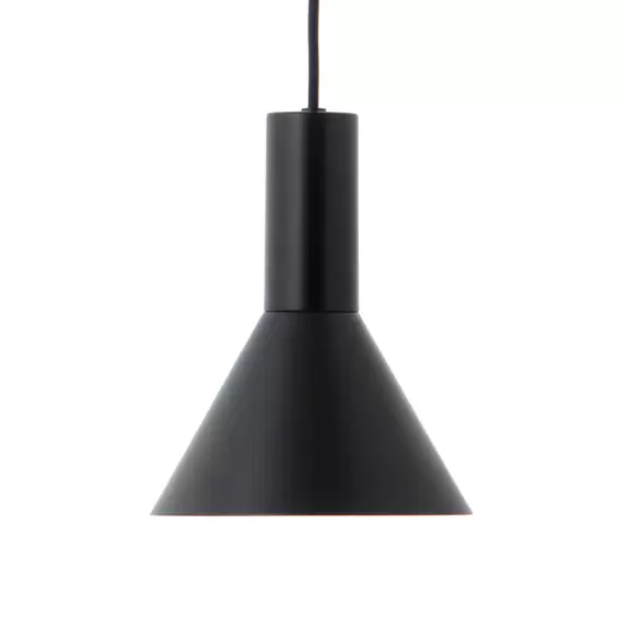 Lampenwelt FRANDSEN Lyss Pendelleuchte, schwarz matt