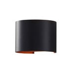 Zuzana Wall Lamp Round Black/Gold - Arcchio