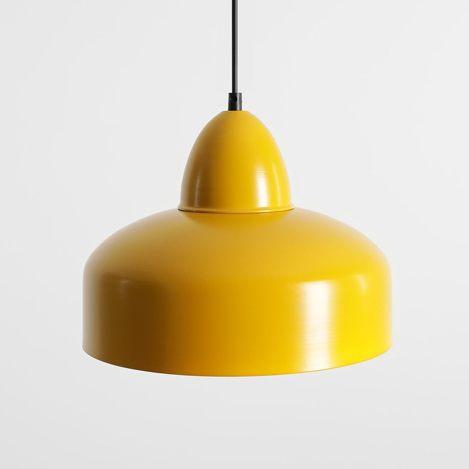 Lámpara colgante Mille, 1 luz, amarillo mostaza