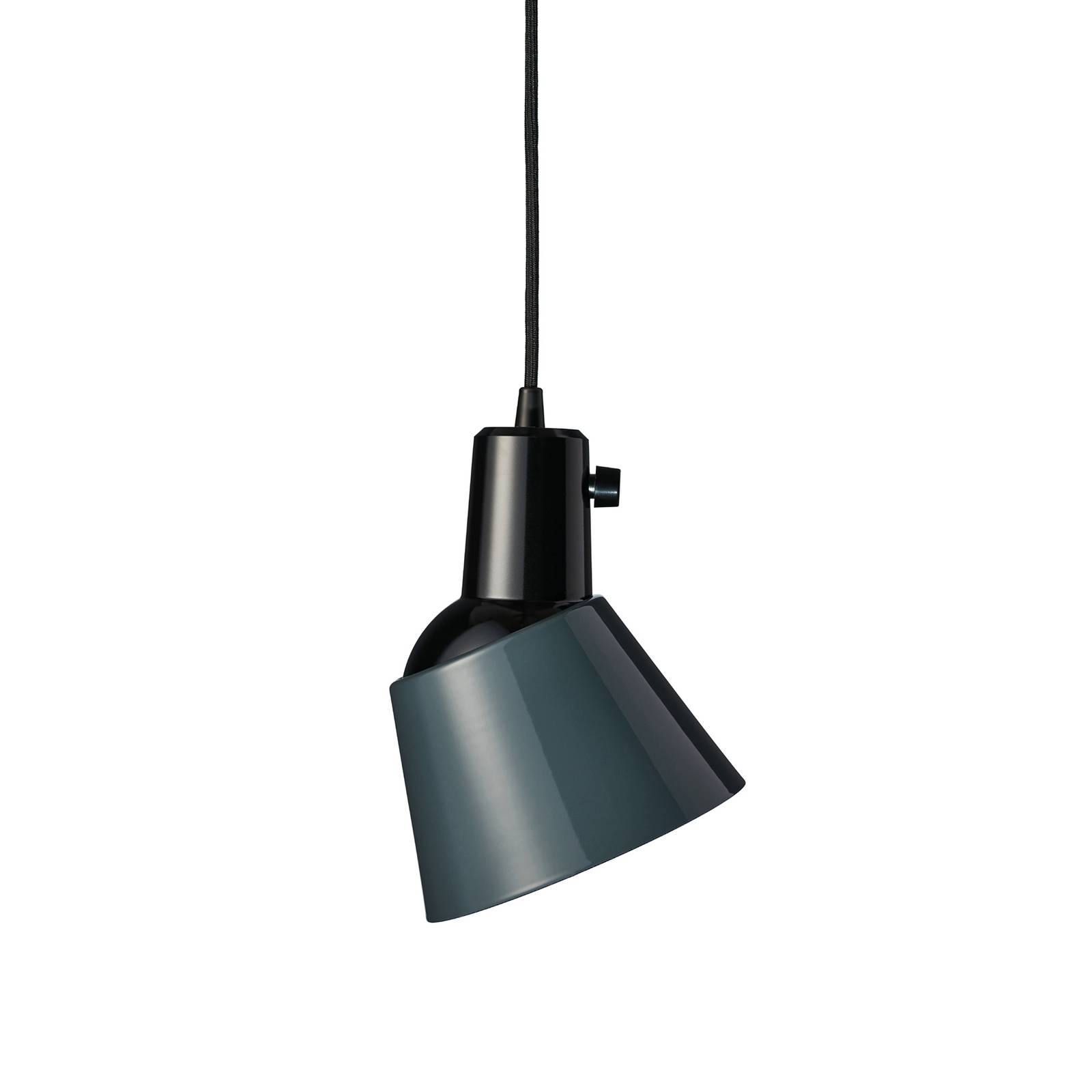 lampa wisząca midgard K831, emaliowana antracytowa