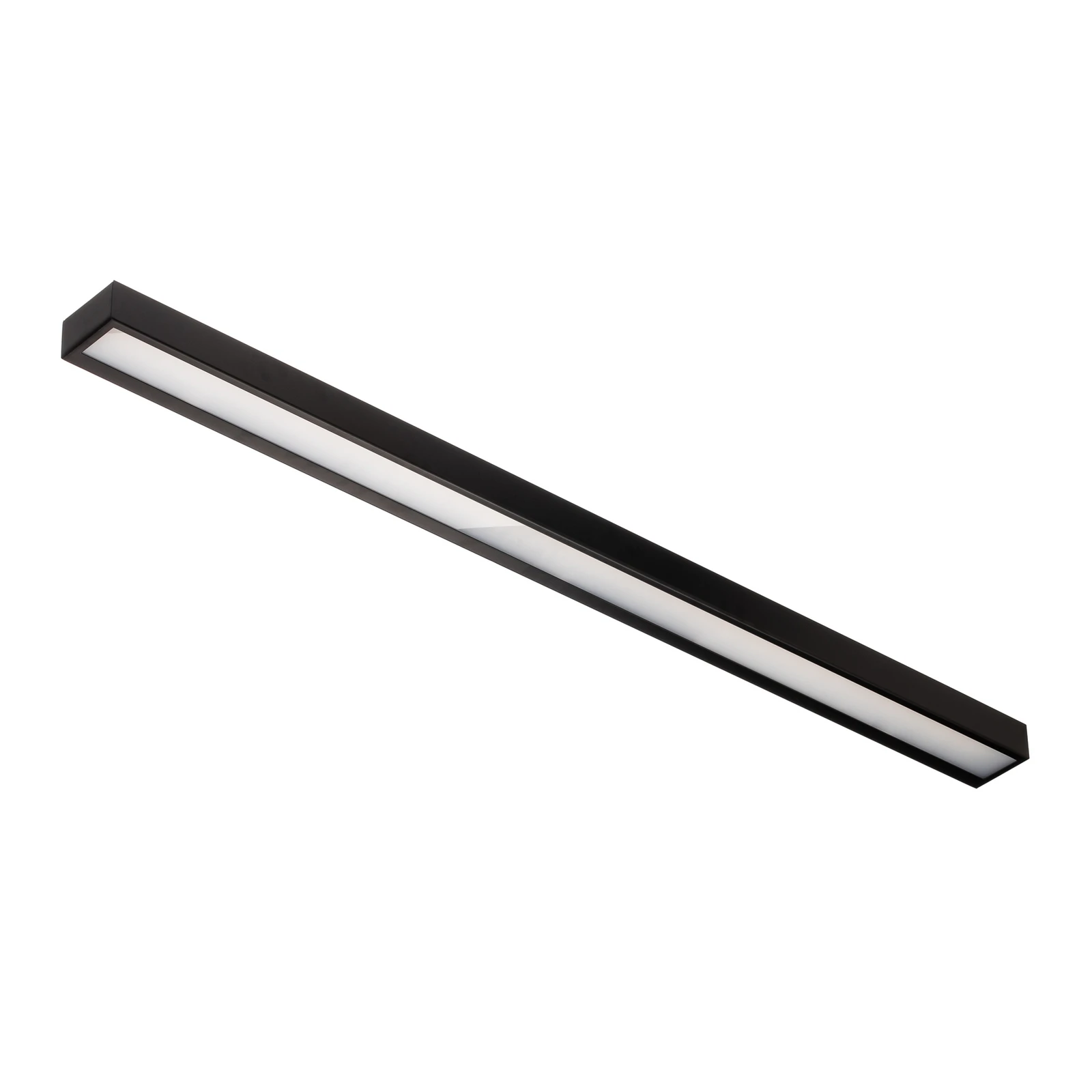 Mera LED seinavalgusti, laius 120cm, must, 3000K