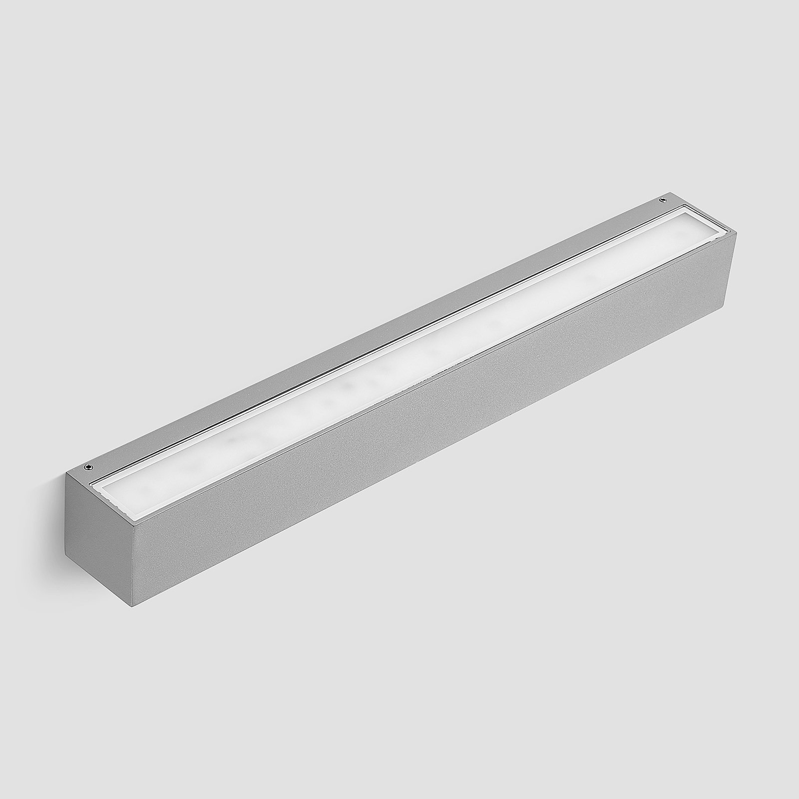 Lengo LED Buiten Wandlamp Up/Down L50 Zilver - Lucande