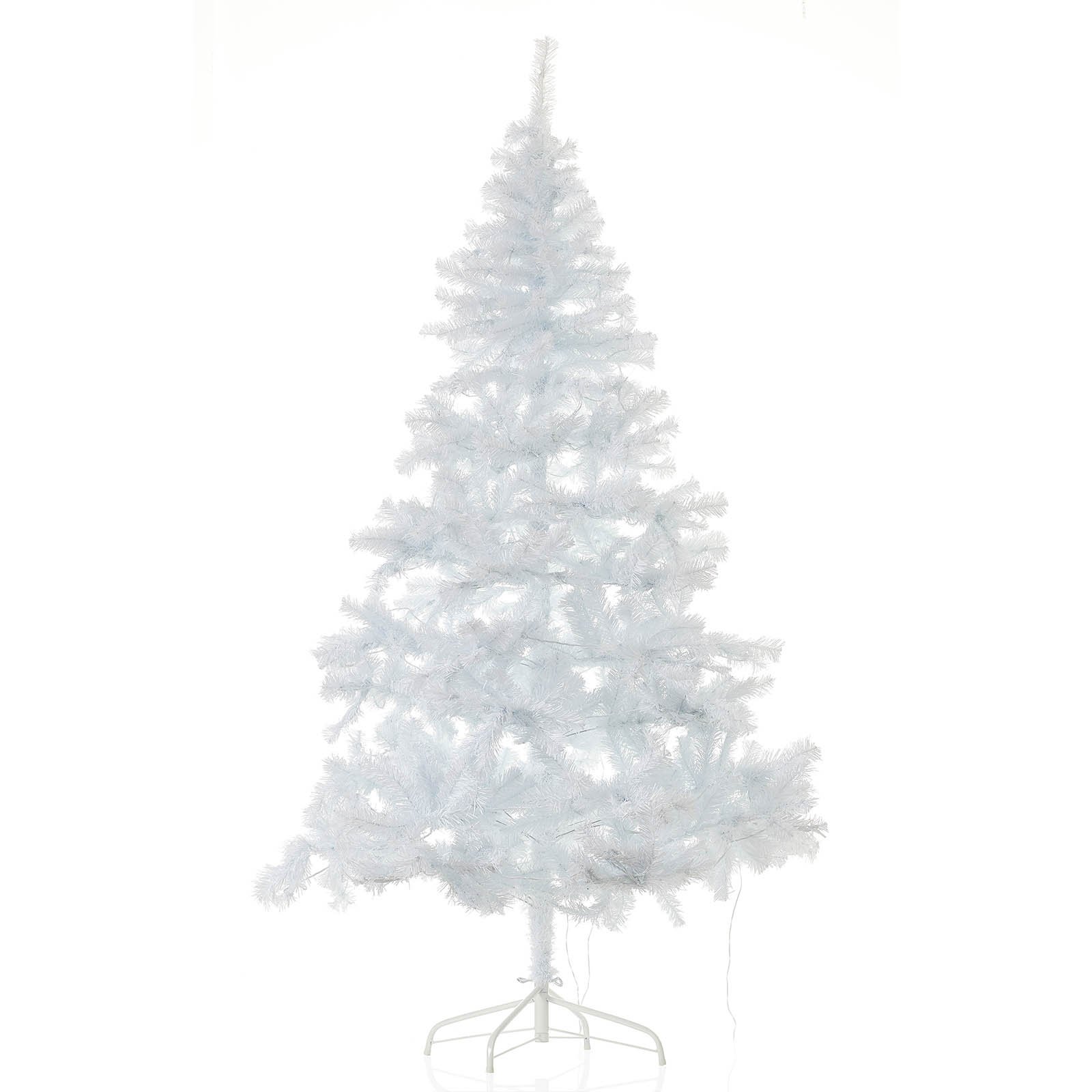 Bílý LED vánoční stromek Ottawa pro venkovní použití 2,1 m 260LED