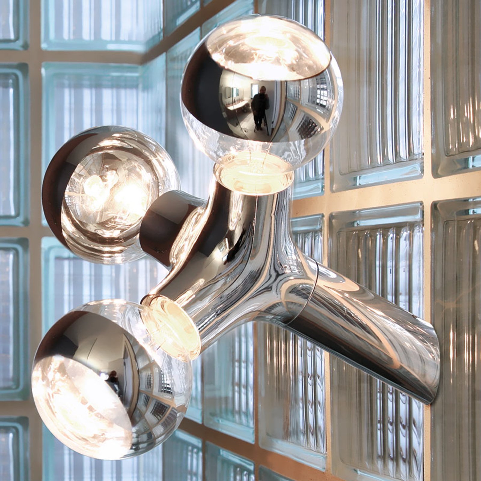 next DNA Wall/Ceiling ceiling lamp, chrome