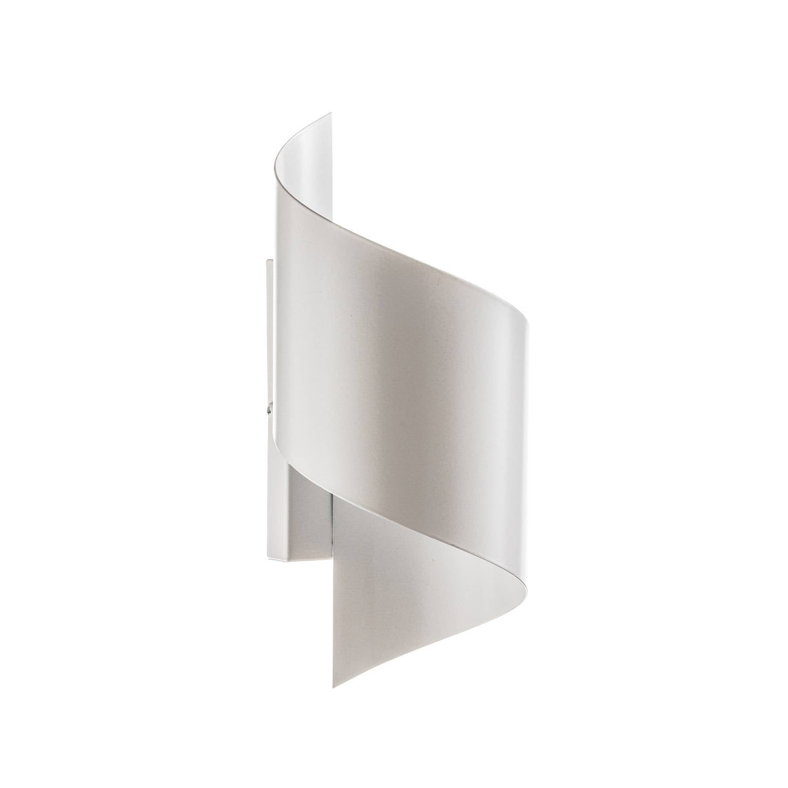 Wandlampe Spiner weiß, Höhe 30 cm, Stahl