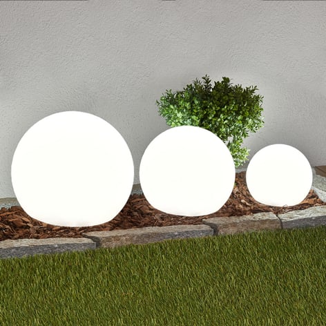 3-cz. zestaw kulistych lamp solarnych LED Lago