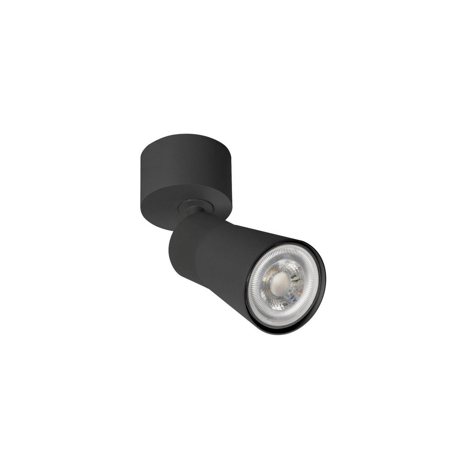 SLV kattovalaisin Puri 2.0 Cone, musta, Ø 5 cm, metalli