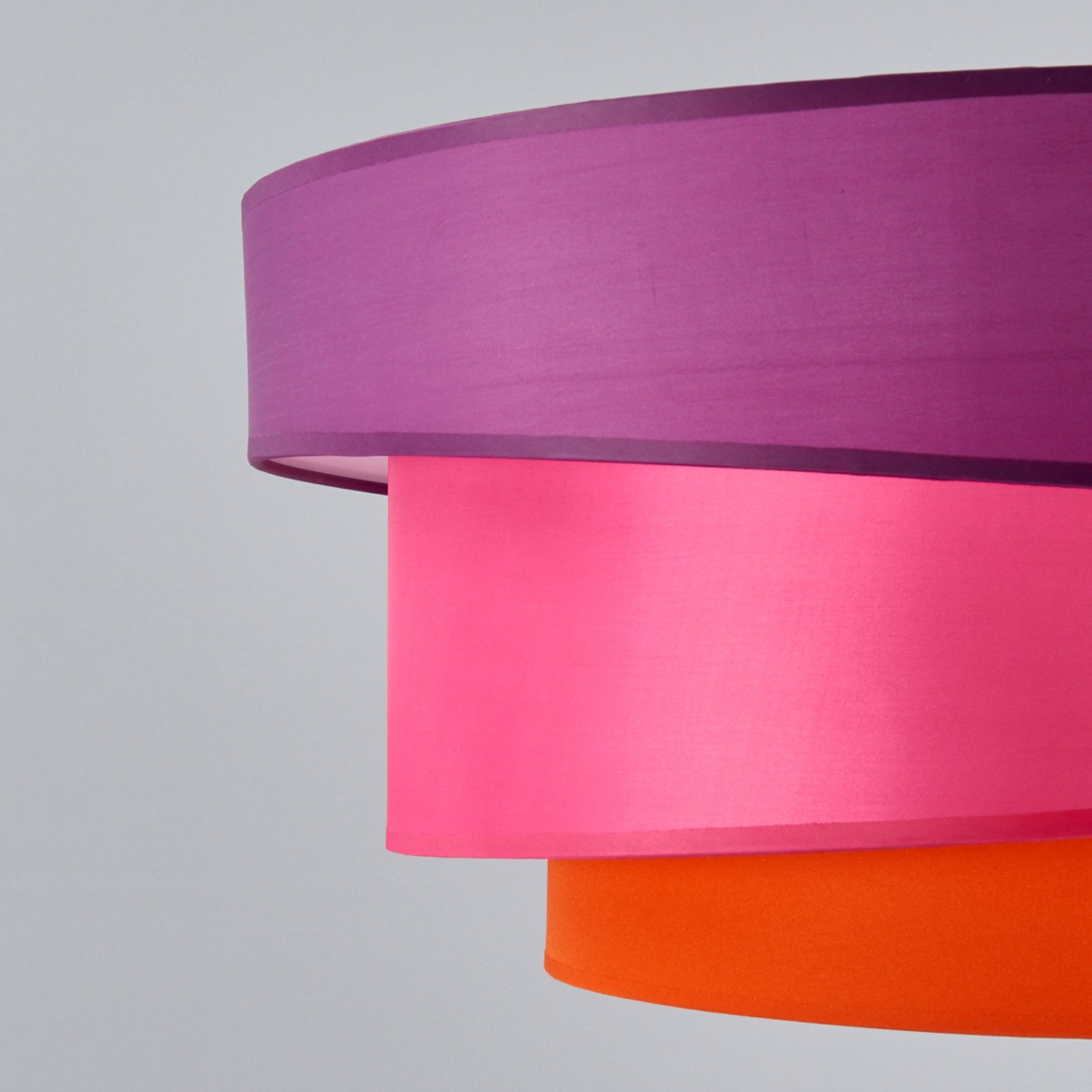 Melia Plafond Violet/Pink/Orange/Chrome - Lindby