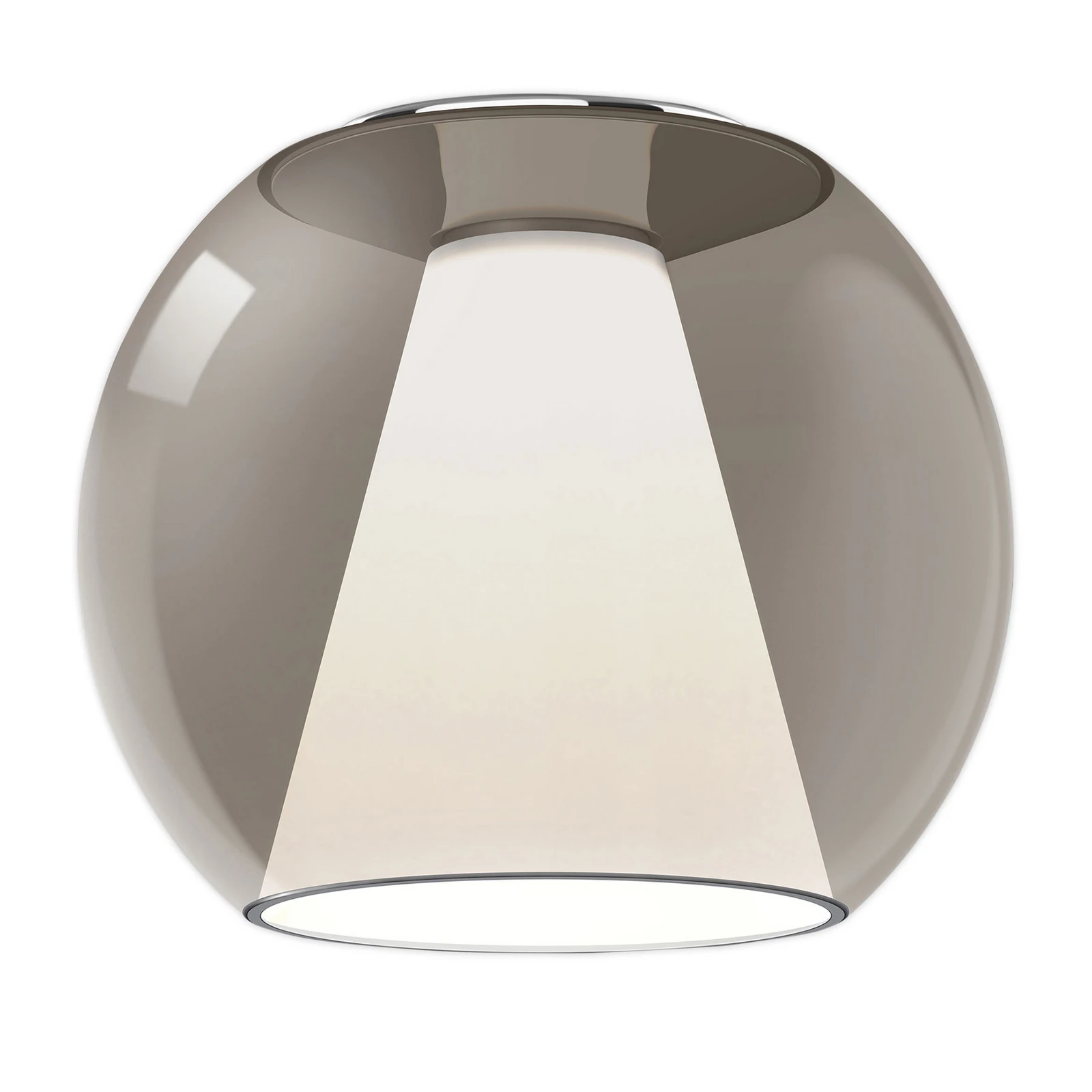 serien.lighting Draft S plafond 2.700K triac brun
