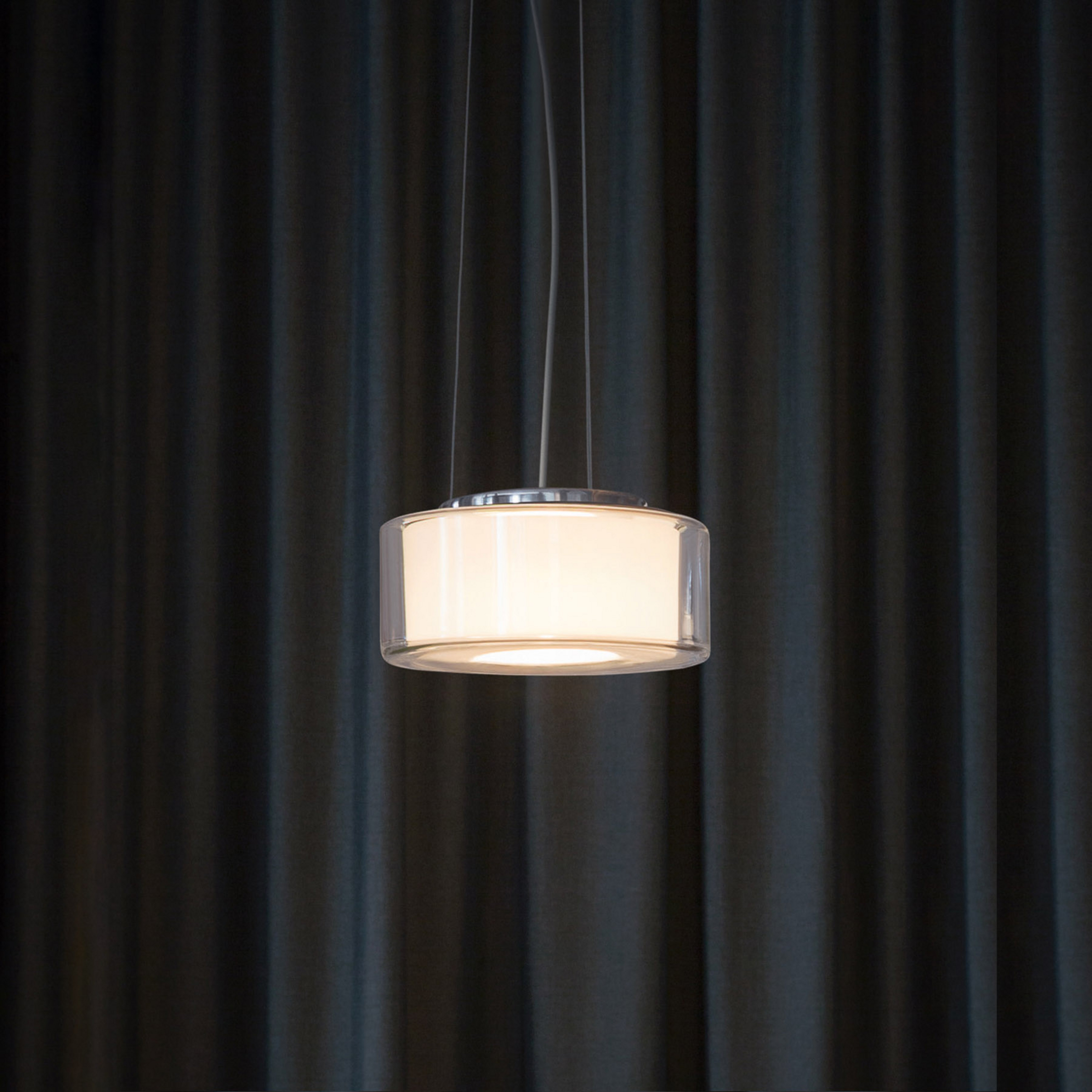 serien.lighting Curling Pendel 927 Glas/zylind.