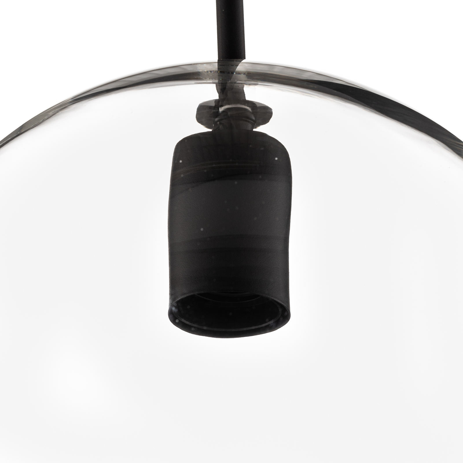 "Sphere L" pakabinamas šviestuvas su stikliniu gaubtu