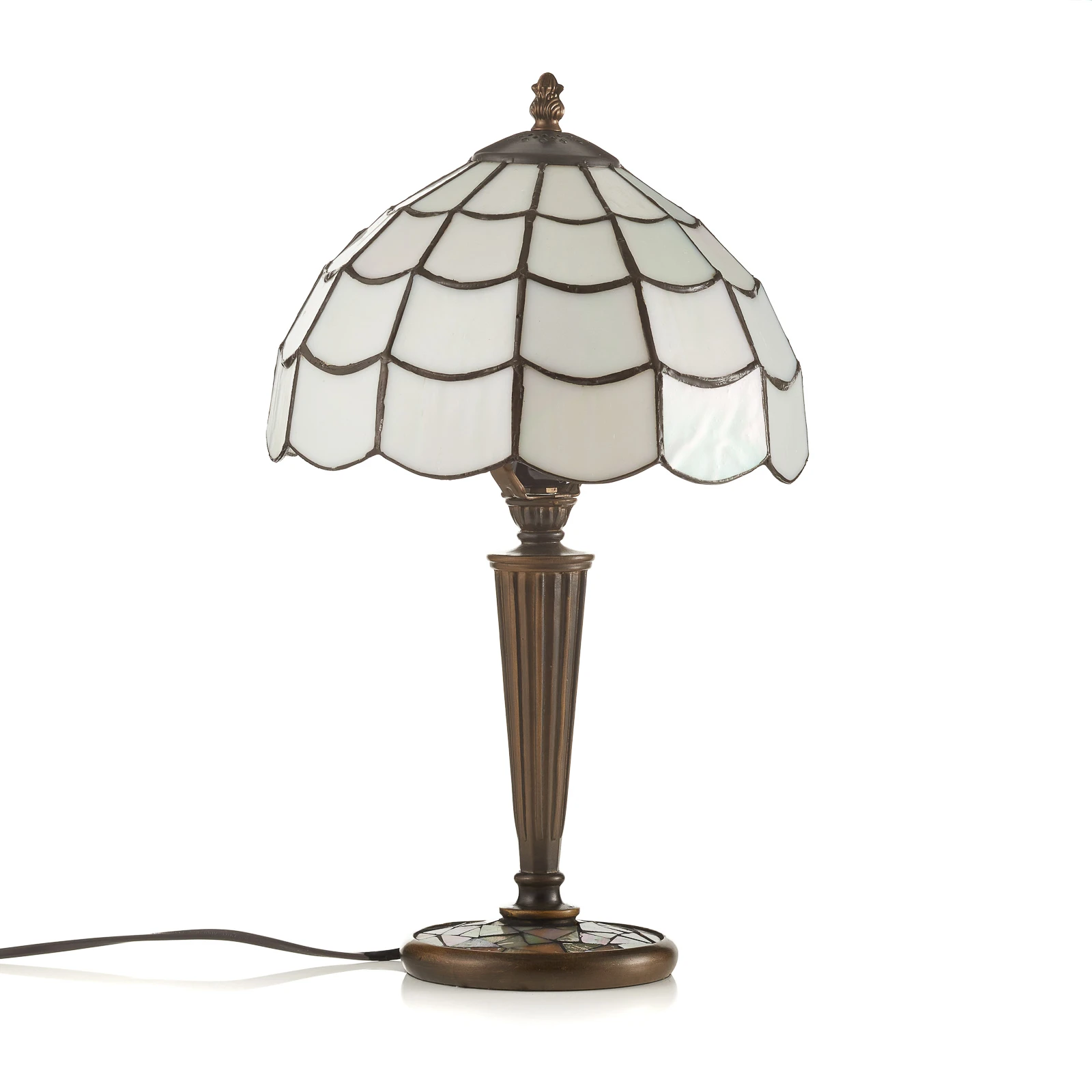 Stolná lampa Wiebke v štýle Tiffany