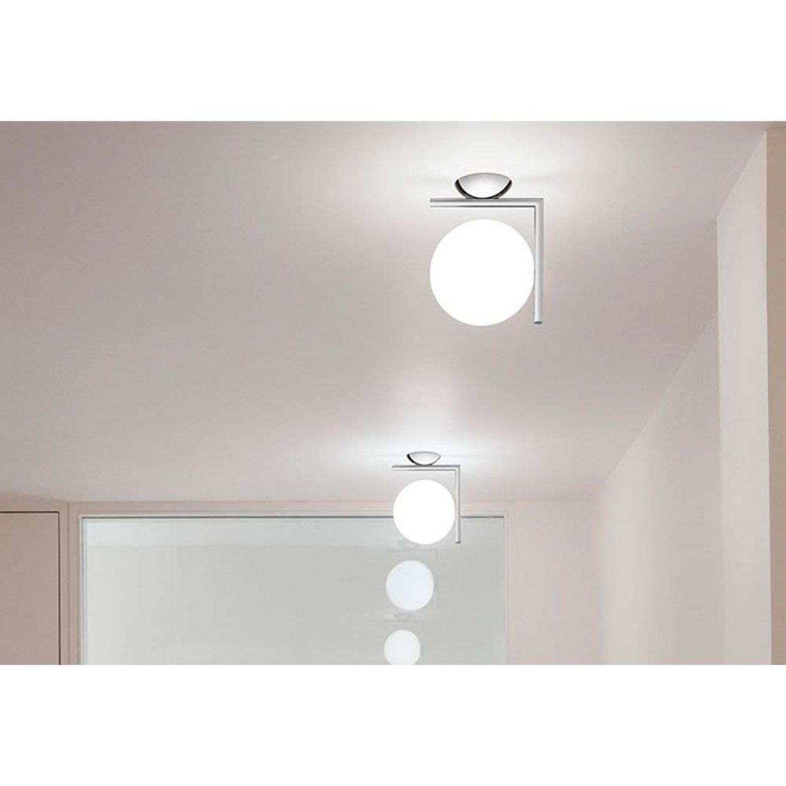 IC C/W2 Loftlampe/Vägglampa Burgundy - Flos