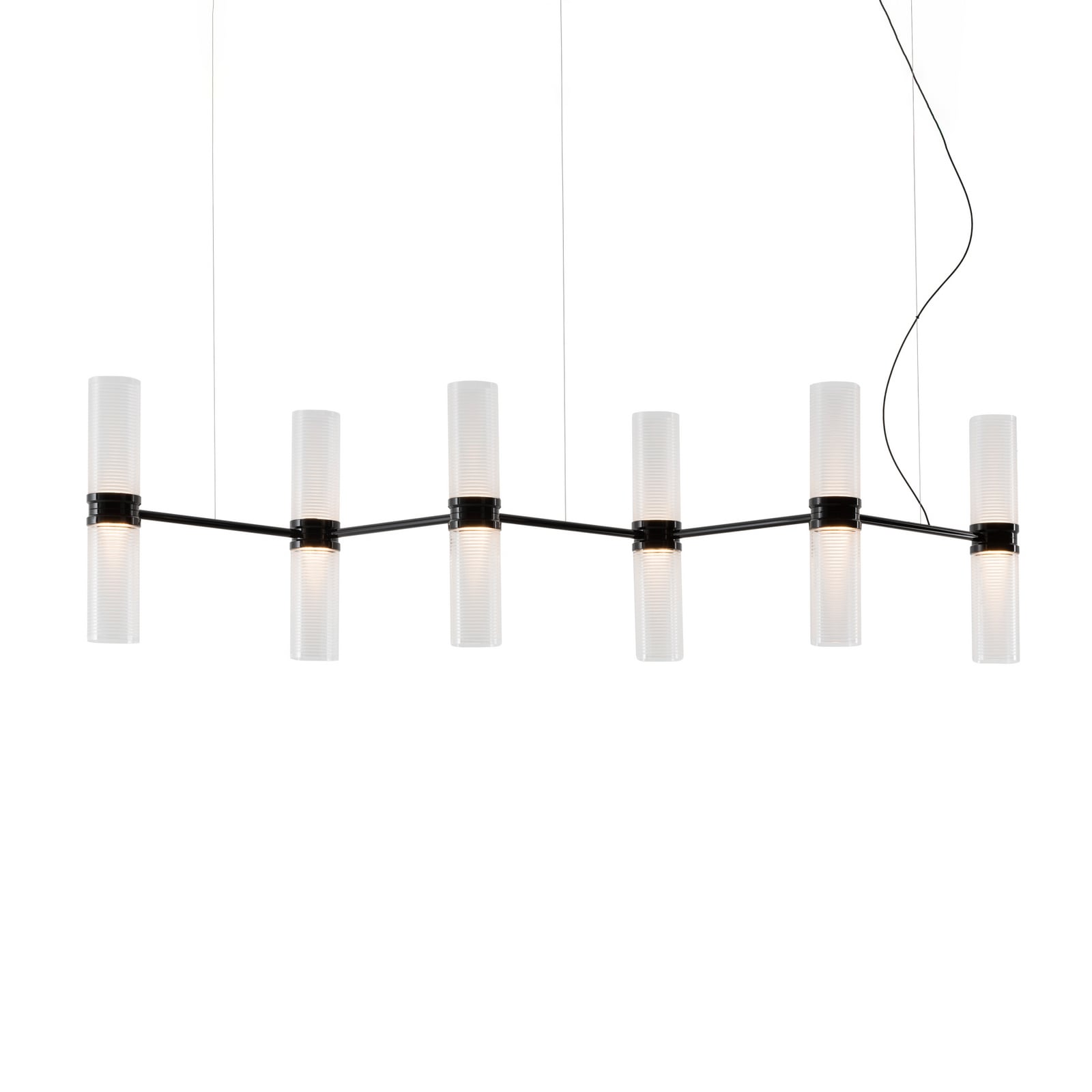 Zephyr Linear App LED-Pendel, schwarz Länge 160 cm - Artemide Zephyr Linear App LED-Pendel, schwarz Länge 160 cm - Artemide