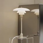 Louis Poulsen tafellamp PH 2/1, glanzend beige, Ø 20 cm