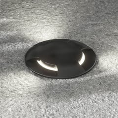 LED podlahový reflektor Ceci 160–3L čierne CCT