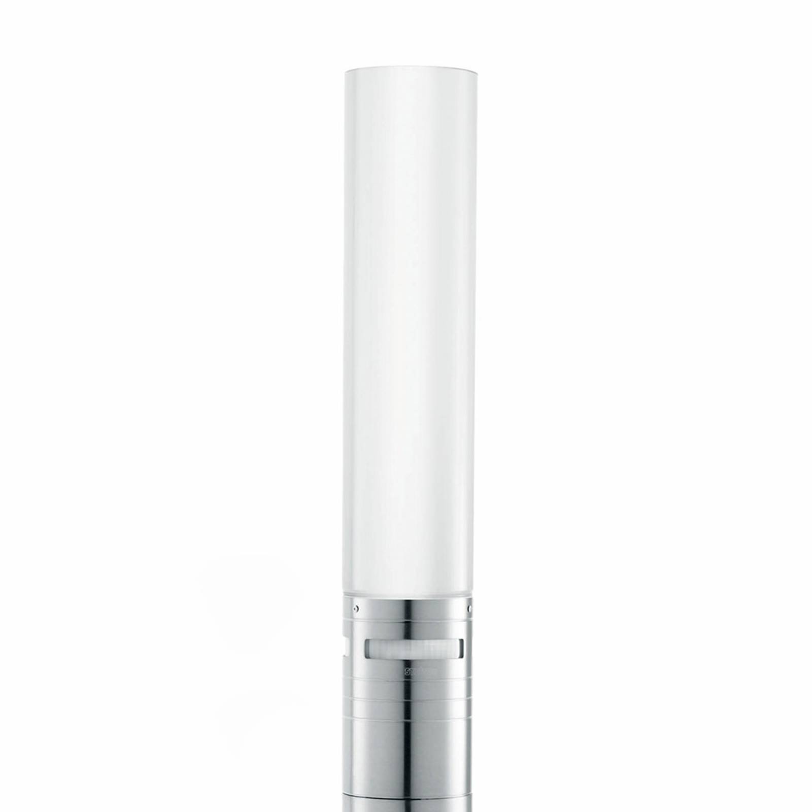 Steinel Sensor LED path light GL60, stainless steel, opal lampshade, E27, 8.6 W, energy efficiency: A+, H: 103.8 cm