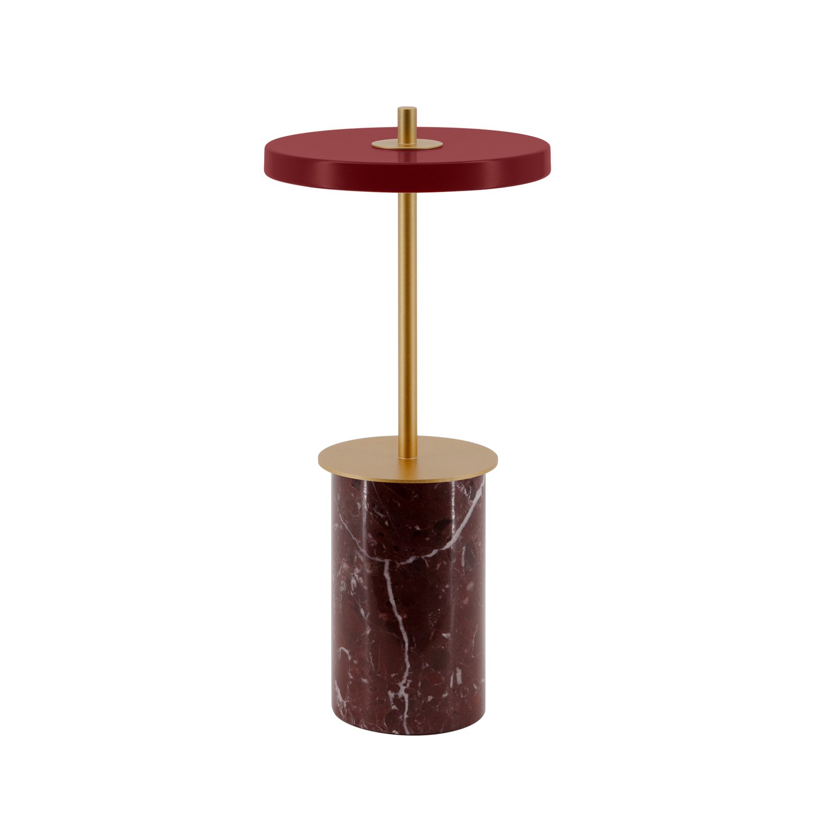 Asteria Move Portátil Candeeiro de Mesa Mini Red Marble - UMAGE