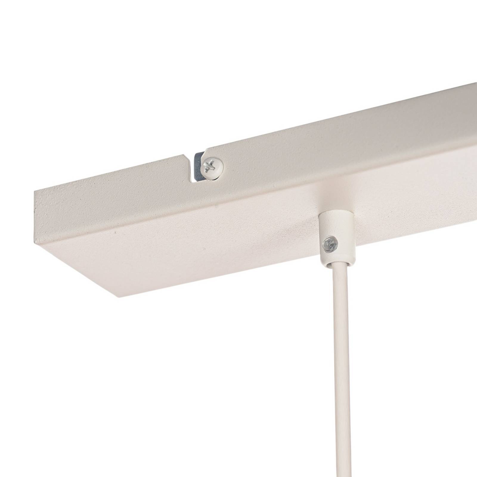 Lampa wisząca Midway, 5-punktowa, podłużna, kolor piaskowy