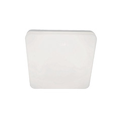Folk LED plafón para exterior, 28 cm x 28 cm, blanco, IP65