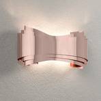Ionica - designerski kinkiet LED w kolorze miedzi