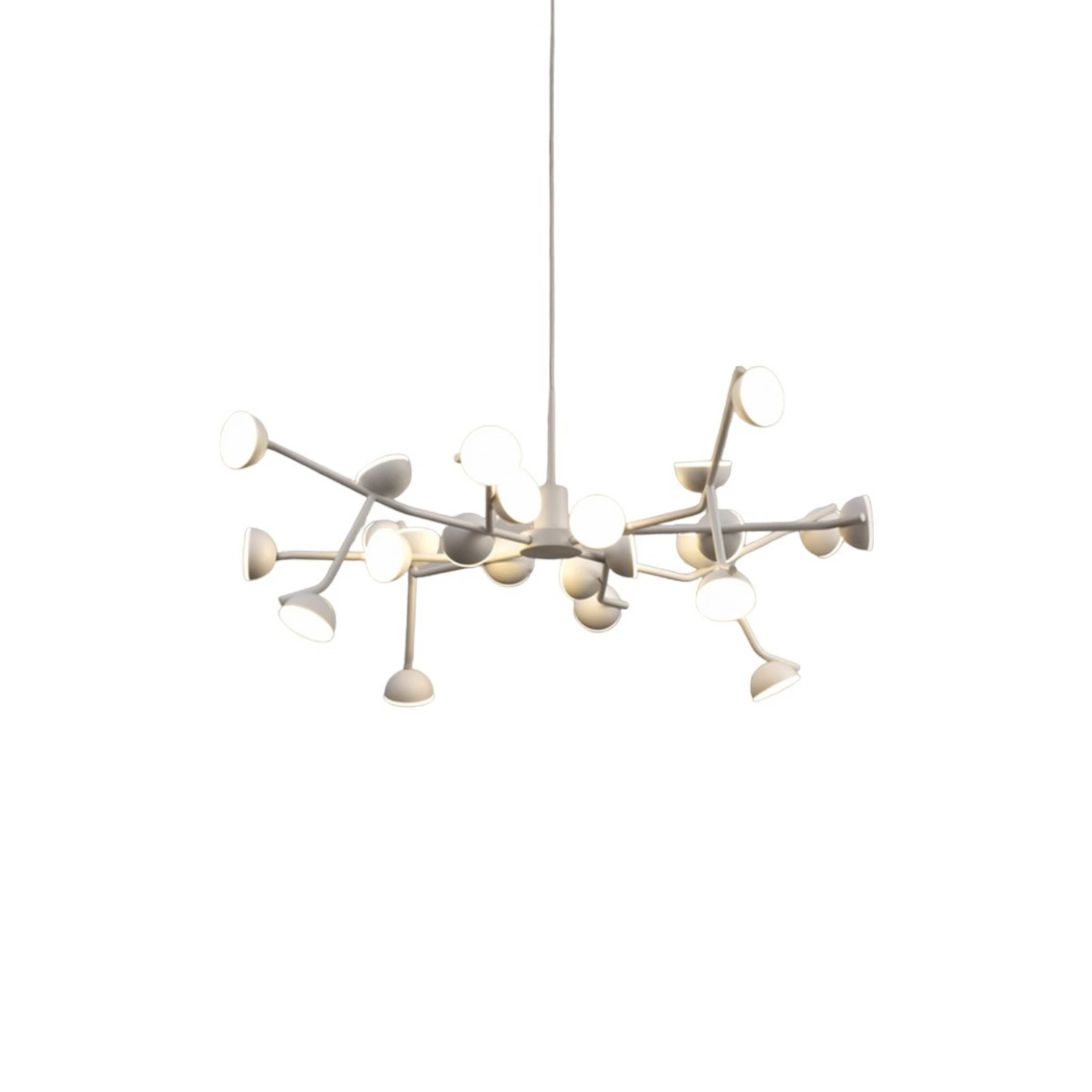 Suspension LED Adn ronde à 24 lampes