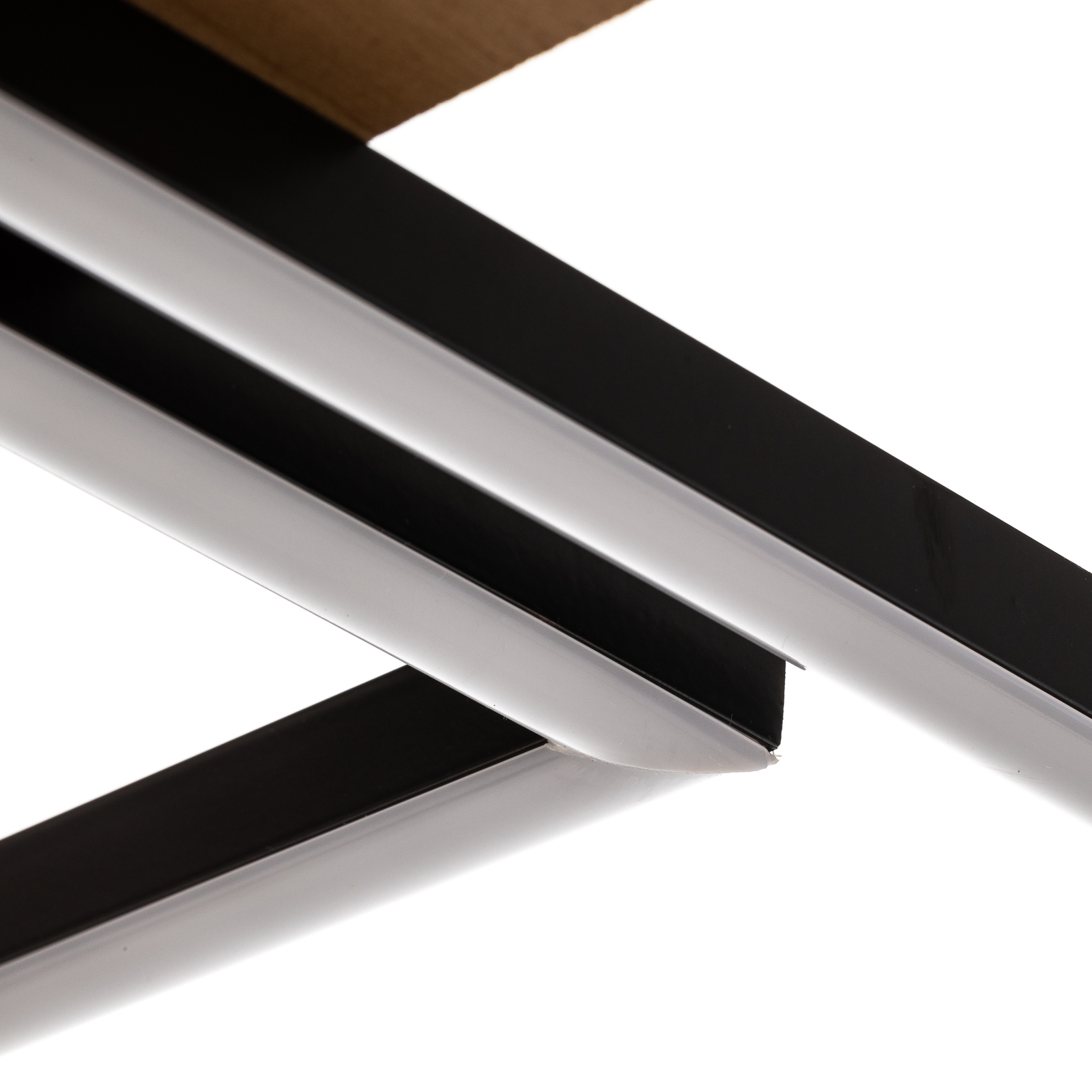 Lampa sufitowa LED Frame, Step dim, 4-pkt. drewno