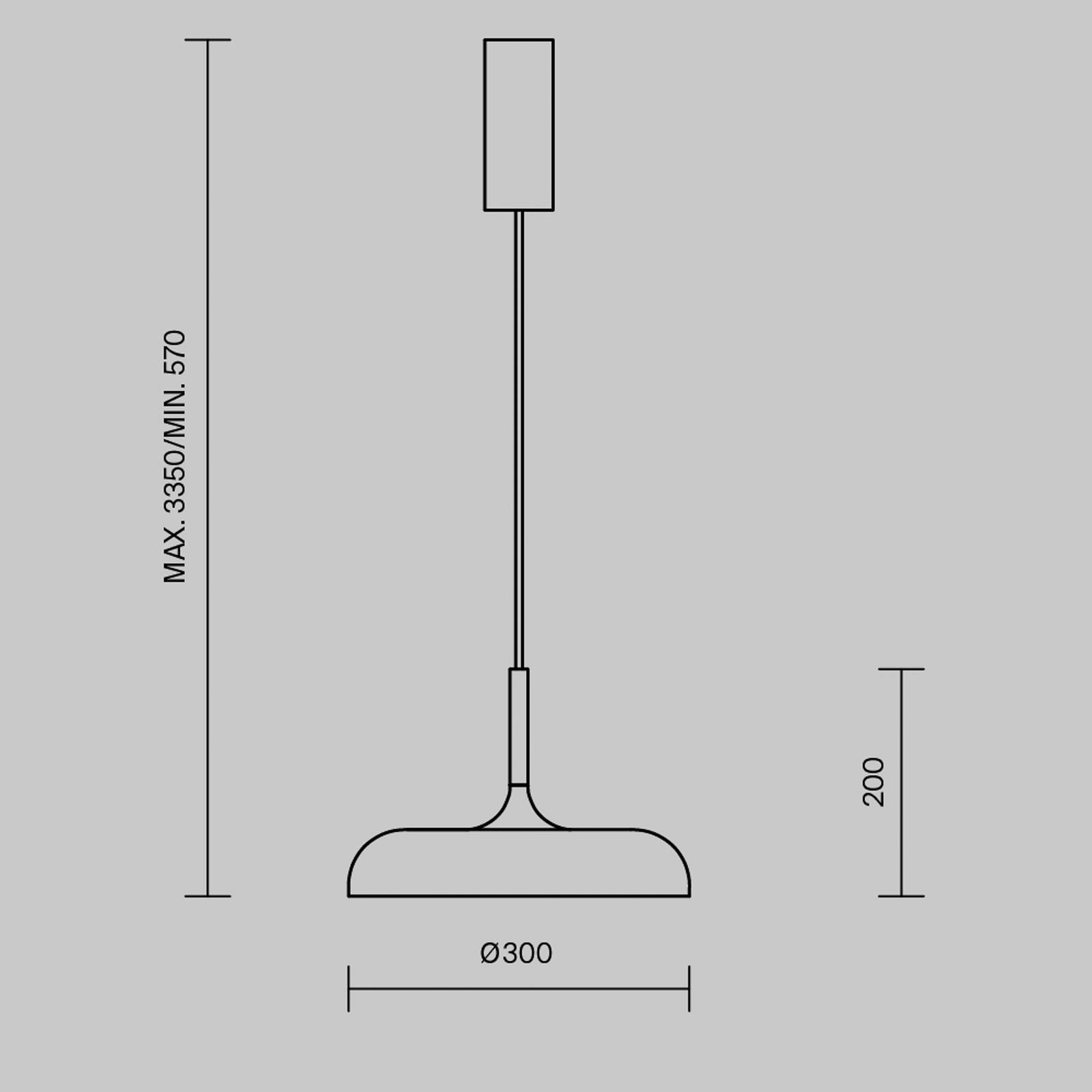 Maytoni LED-Hängeleuchte Gerhard, grau, Ø 30 cm, Metall günstig online kaufen