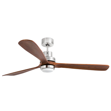 LED-Deckenventilator Lantau-G, walnuss