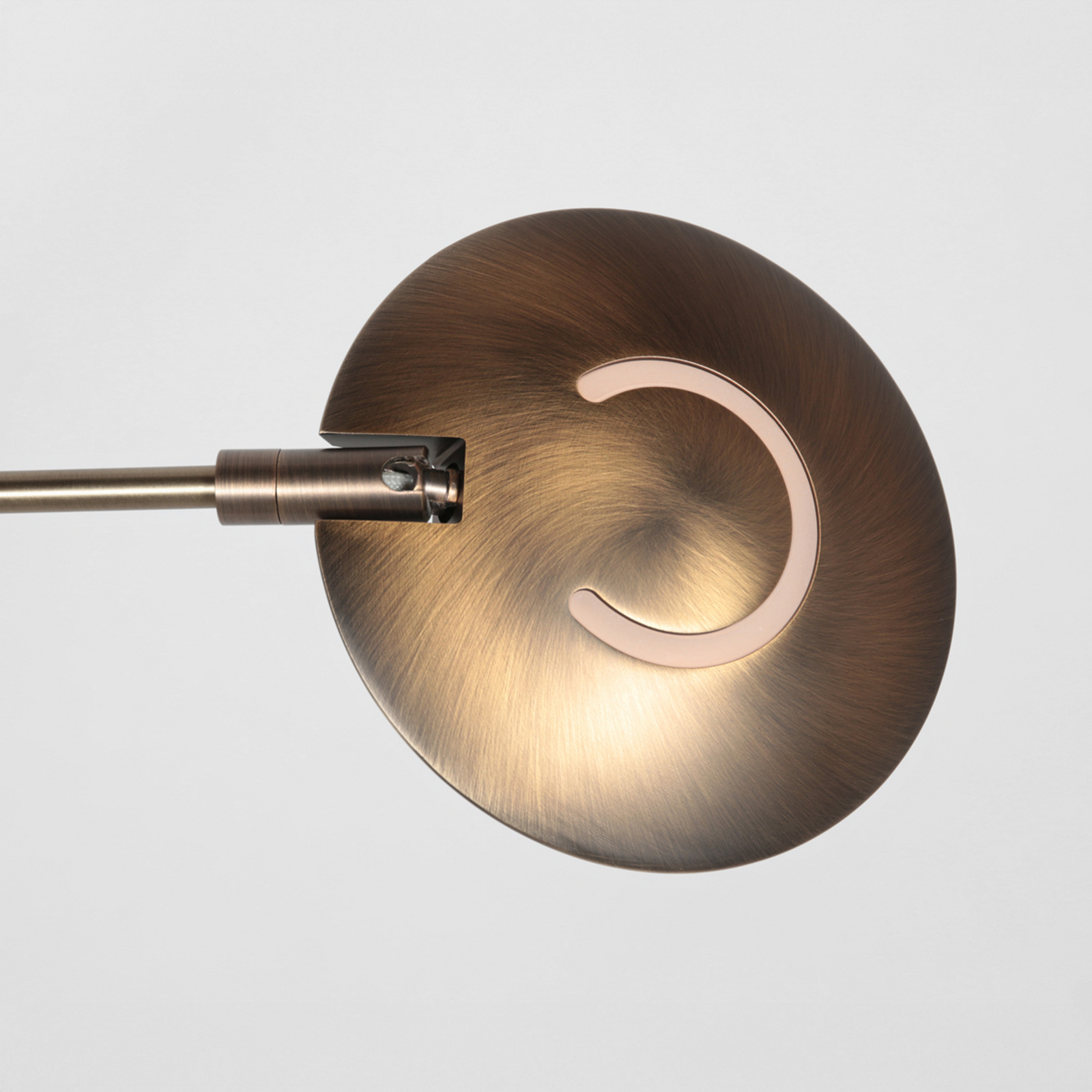 LED vloerlamp Zenith 2 brons, leeslamp, CCT, afstandsbediening