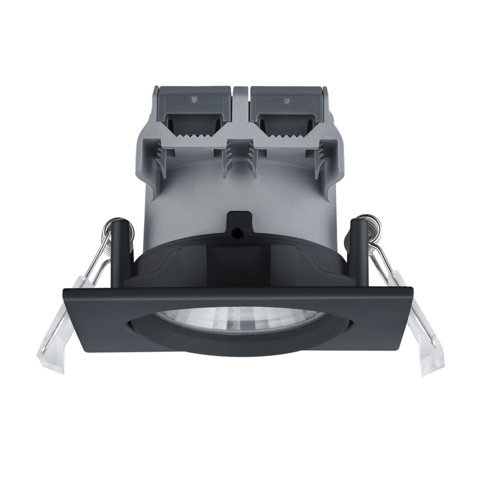 Dimmable LED recessed spotlight Pamir, angular