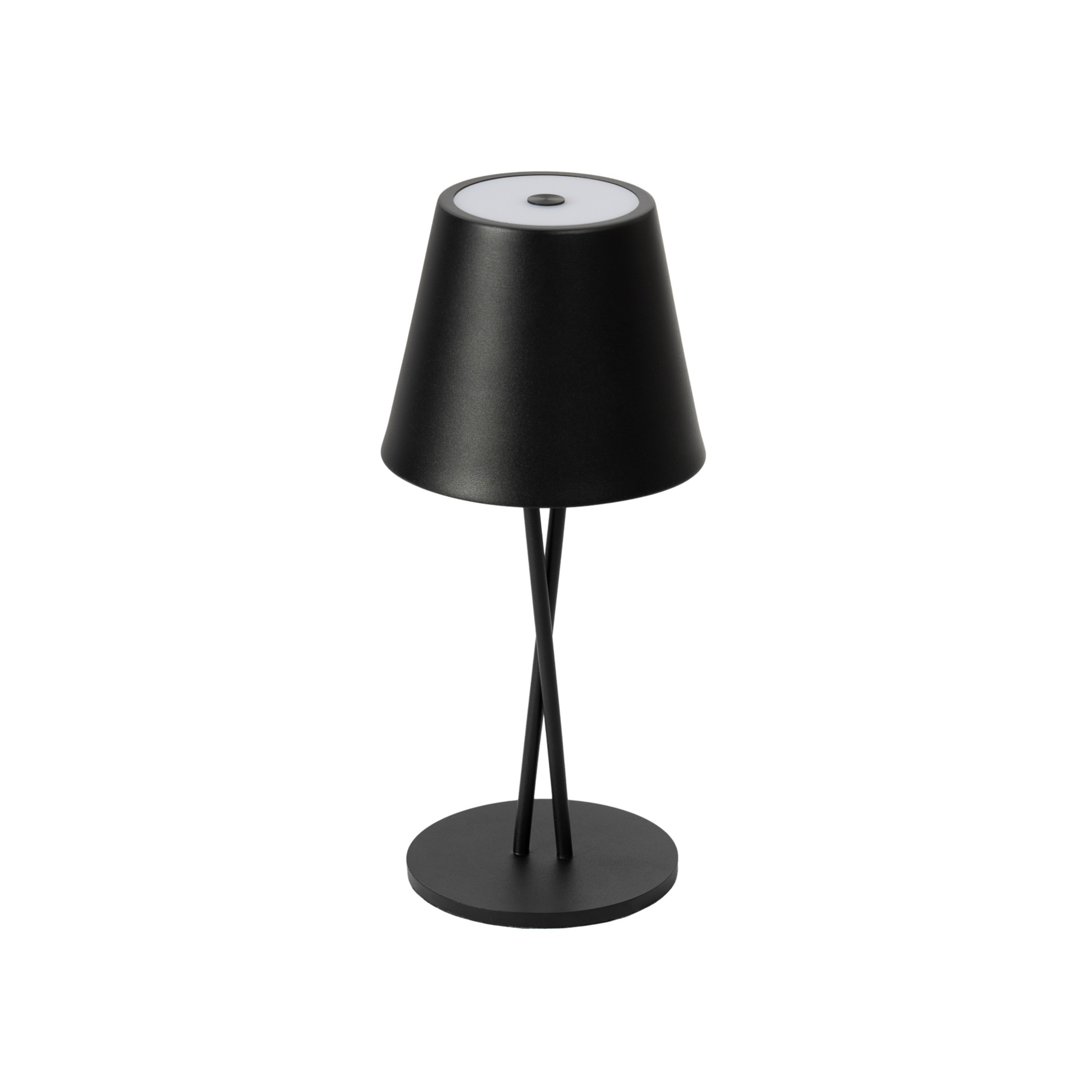Janea Cross Portable Lampe de Table Dim. IP54 Noir - Lindby