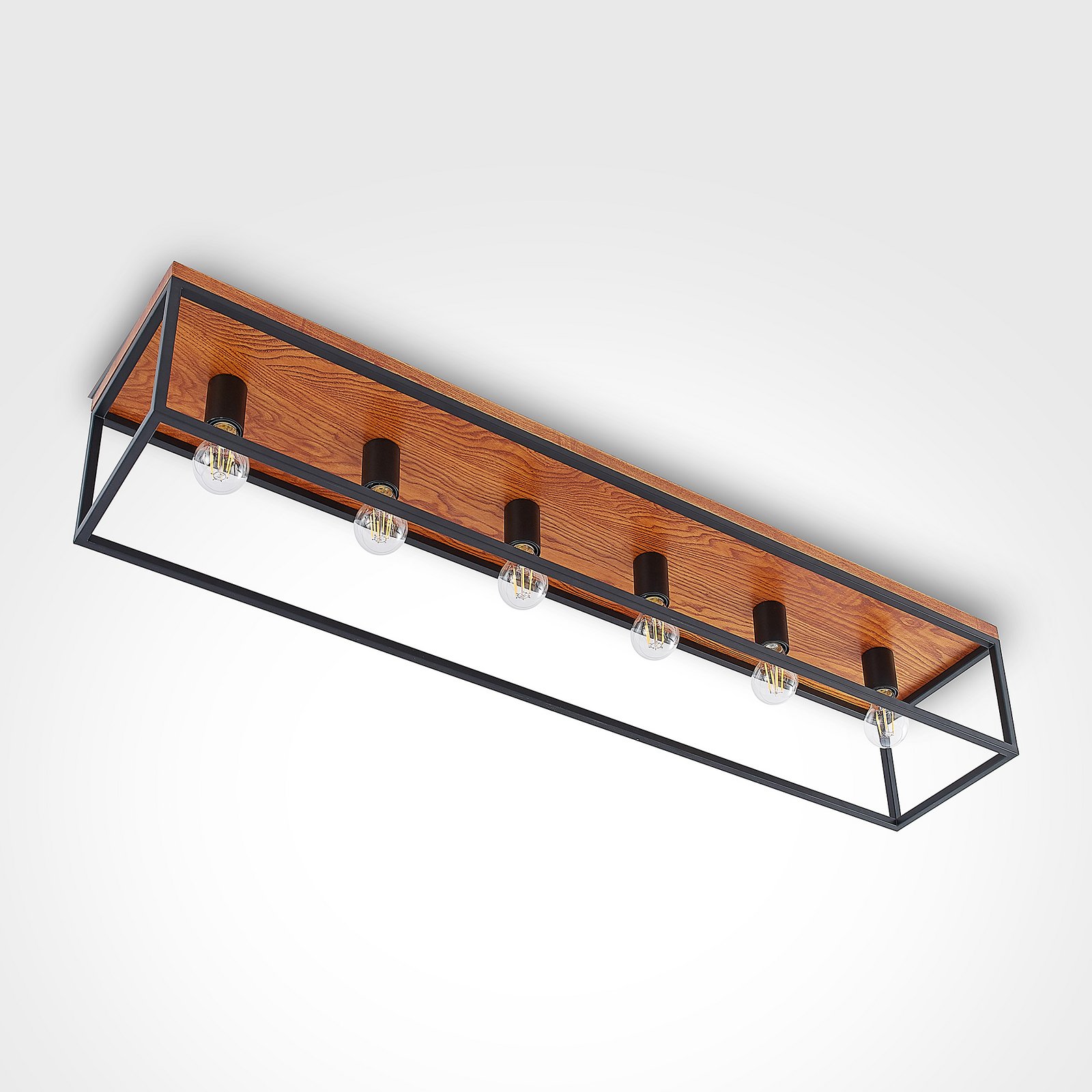 Lindby Miravi ceiling light, 6bulb Lights.ie