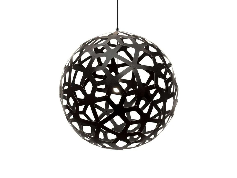 David Trubridge ltd - Coral Pendelleuchte Ø120 Schwarz 2 Seiten David Trubridge