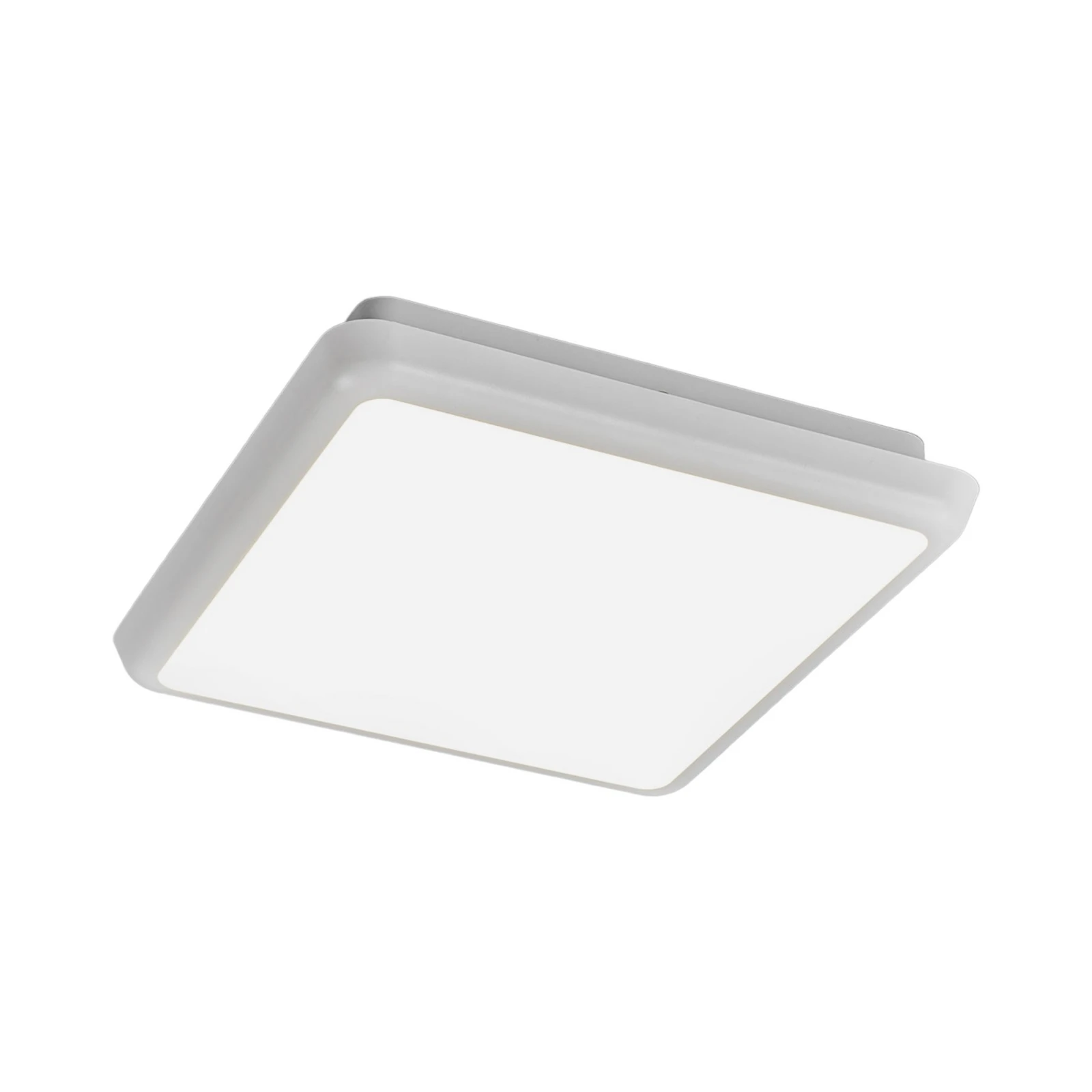 Arcchio LED stropné svietidlo Augustin, 25 x 25 cm, biele, IP54