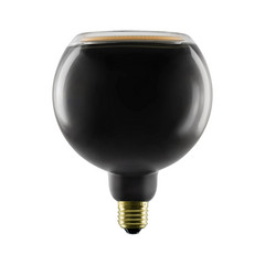 SEGULA LED gömblámpa lebegő, E27 fekete G125 4 W 922 dim