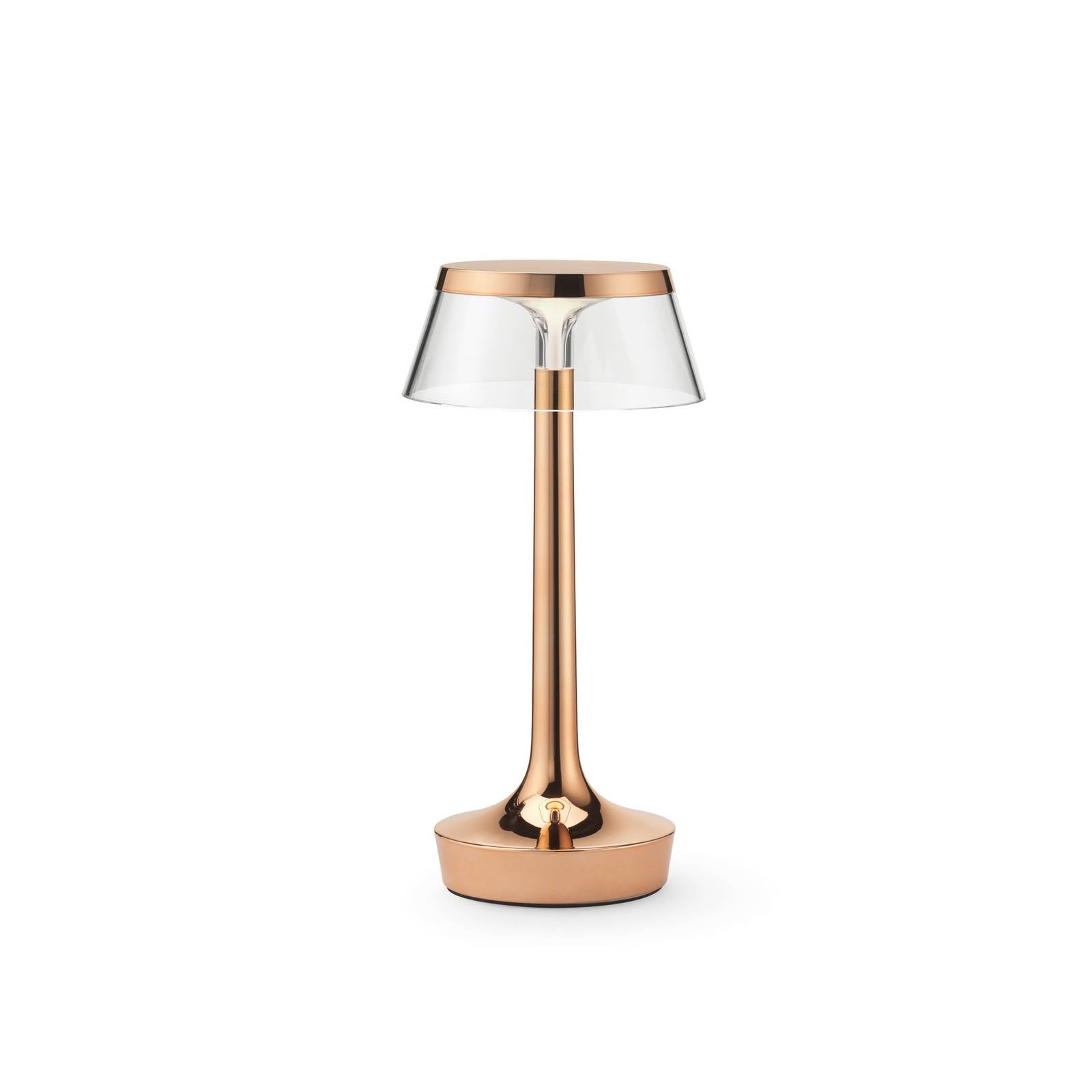 Flos LED-Akku-Tischleuchte Bon jour unplugged, kupfer
