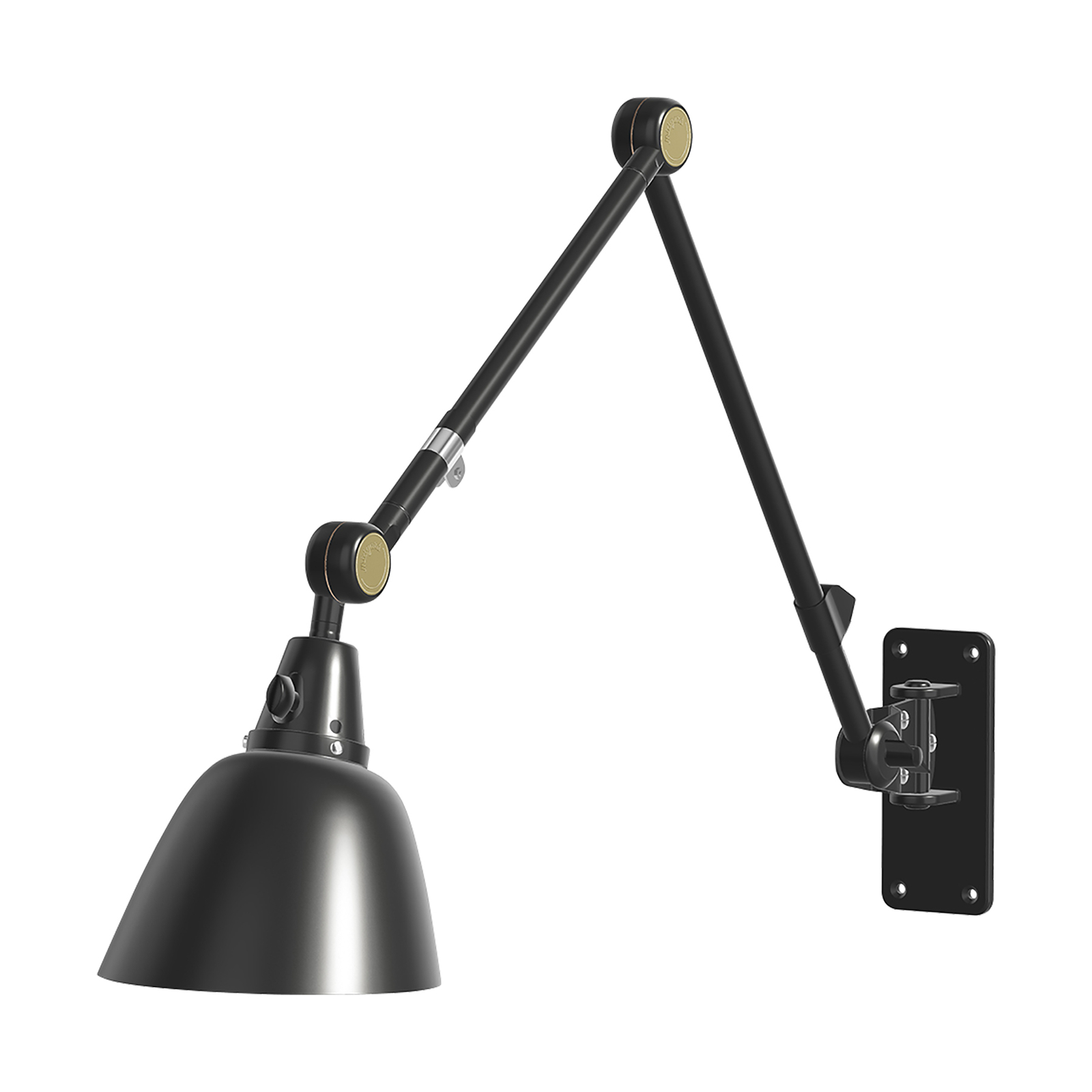 midgard modular TYP 505 wandlamp 85cm zwart