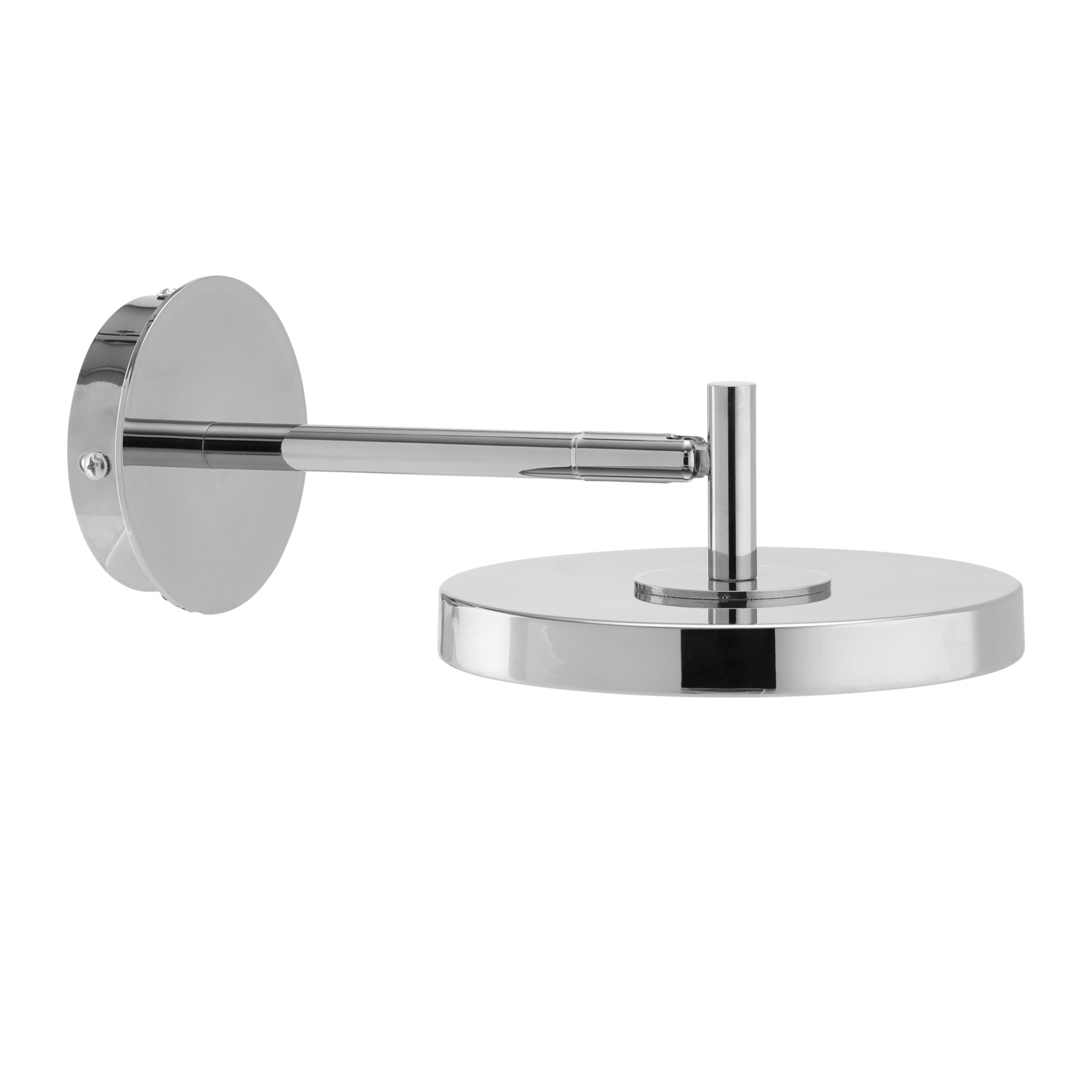 Asteria SHORT HW LED wall light, polished steel, 28 cm - UMAGE