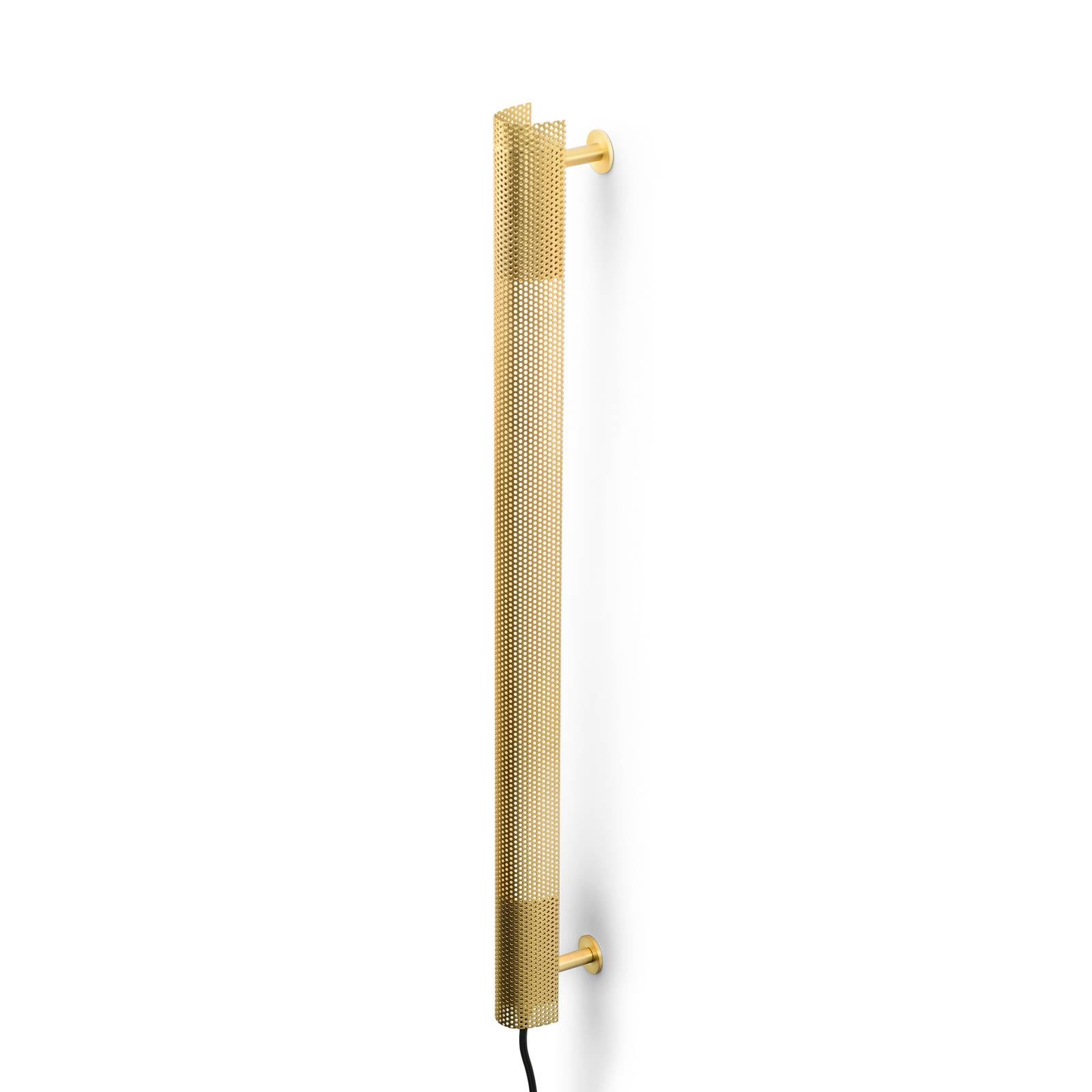 GEJST Wandlampe Radent Stecker, messing, Höhe 70 cm, G13 LED