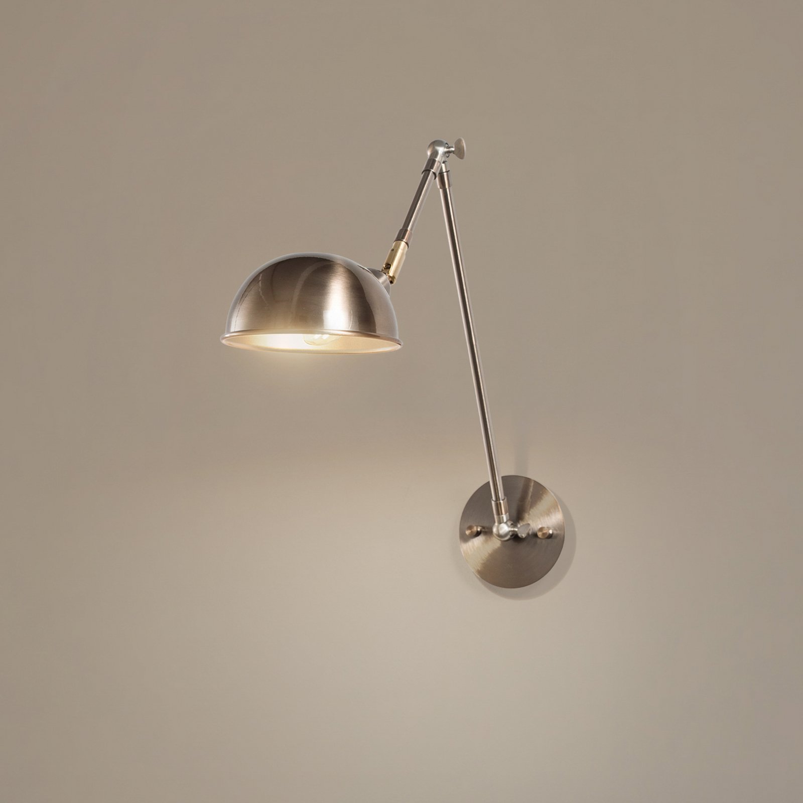 Wandleuchte Sivani 6239, altmessing, verstellbar, E27